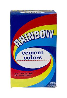 9000-5-0 Mutual Industries 709771108051 Rainbow Cement Color 5 Lb Dc Brown