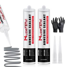 Zqhssnj2p Muzefansi Self-leveling Concrete Crack Filler Sealant Waterproof Caulking Glue 2 Pack