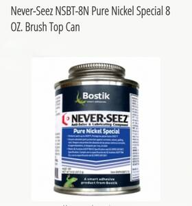 Nsbt-8n Never-seez Pure Nickel Special 8 Oz. Brush Top Can