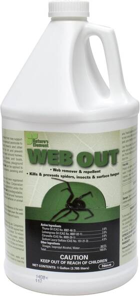 800471 Nisus Corp. 128oz Web Out Clear 1 Gallon