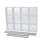 Nu2-3224ws Tafco Windows Solid Glass Block Window Wave Pattern 0752494000027