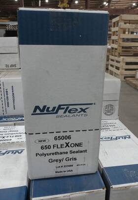 65006 Nuflex Nuco/nuflex 650 Flexone Grey Polyurethane Sealant 12 Case