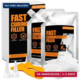 Oaksky Cxf-ccf-001 Concrete Crack Filler 2 Pack Self-leveling Cement Repair High Elasticity