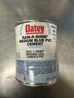 Oatey 038753308944 30894 Hydraulic Cements 32-ounce Blue 32 Oz