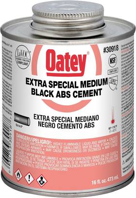 Oatey 038753309187 30918 Abs Extra Special Cement 16 Oz Black