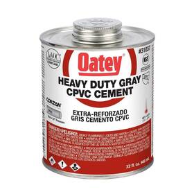 Oatey 038753310374 31037 32 Oz. Cpvc Heavy Duty Gray Cement