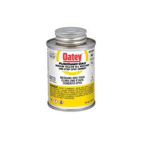 Oatey 038753319100 31910 1-step All-weather Solvent Cement 4-ounce Gold No Size Color