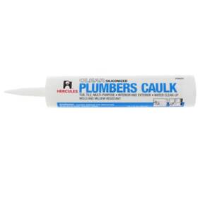25625 Oatey Hercules 10.3oz Plumbers Caulk Sealant In Clear -