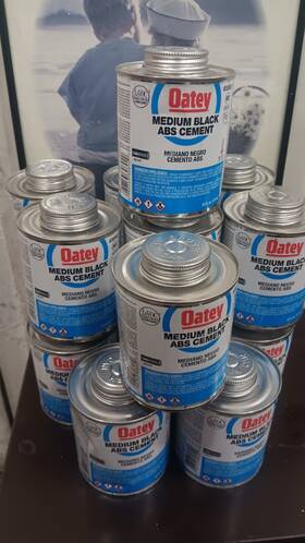 308923 Oatey The Black Abs Cement Is Made For Use On All Types Of Pipes And Fitting