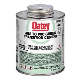 30925v Oatey Abs To Pvc Transition Green Cement 16 Oz Can