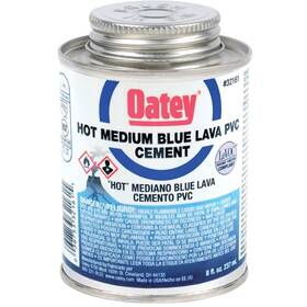 32161 Oatey Solvent Cement 8 Oz Can Liquid Blue