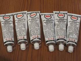 322952v Oatey Lot Of 6 4 Oz. White Vinyl Fence Cement #322952v