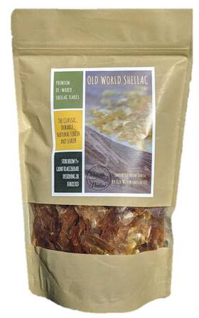 Old World Shellac 860316001135 De-waxed Blonde Flakes 1 Lb. 16oz