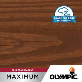 St-2021 Olympic 313053457425 Maximum 5 Gal. Royal Mahogany Semi-transparent Exterior Stain And Sealer