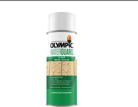 55260xis54 Olympic Clear Exterior Wood 11oz Resistant Sealer Spray Waterproof Sunblock Protection