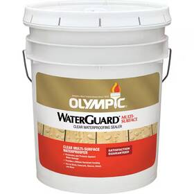 Olympic 705353970863 Waterguard 5 Gal. Clear Multi-surface Exterior Waterproof Sealer