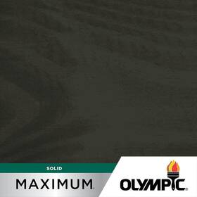 Oly248-05 Olympic Maximum 5 Gal. Sc-1026 Deep Charcoal Solid Color Exterior Stain And Sealer In