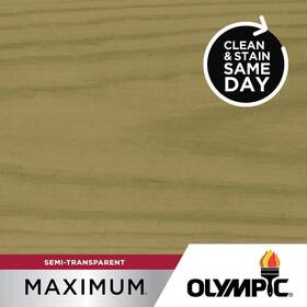 Oly900-05 Olympic Maximum 5 Gal. St-2018 Outside White Semi-transparent Exterior Stain And Sealer