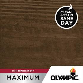 Oly934-05 Olympic Exterior Wood Stains 5-gallon Semi-transparent Water Based Espresso