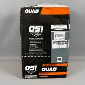 Osi 028756960089 Quad Window Door And Siding Caulk Sealant 567 Night Gray 10 Oz Box Of 12 Nib