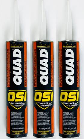 Osi 028756973195 Quad Window Door And Siding Sealant Match 10.1 Oz Set Of 3