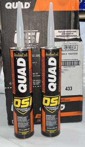 Osi 028756973249 2 Pack Quad 433 Brown/maple/wicker 10oz Sealant
