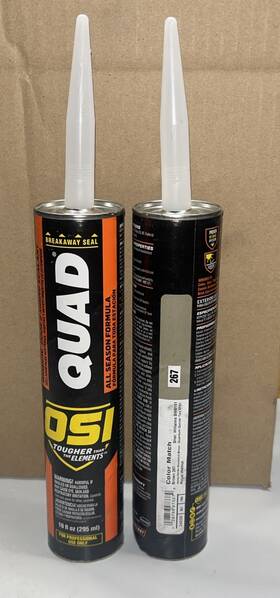 Osi 028756973379 2 Pack Quad 10 Oz Sealant 267 Brown -walnut- Tan