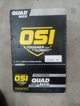24043 Osi Quad Max Window Door And Siding Sealant 12 - 9.5oz Cartridges 541 Pearl Gray