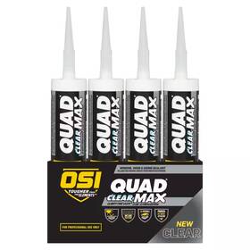 Osi 313096120133 Quad Max 9.5 Fl. Oz. Clear #000 Exterior Window Door And Siding Caulk Sealant