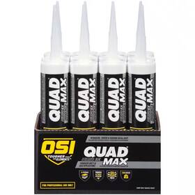 Osi 313098627678 Quad Max 9.5 Fl. Oz. White #004 Exterior Window Door And Siding Caulk Sealant