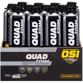 Osi 445008618636 Quad 21.1 Oz. Window And Door Spray Foam Sealant 12-pack