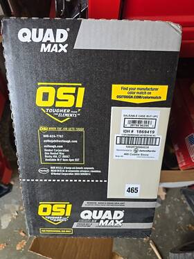1869419 Osi Quad Max 12 Pack Window Door Siding Sealant Caulk 9.5oz Cobblestone 465