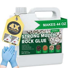 Glue-6271 Oycevila Concentrate Rock Glue Makes 44oz Mulch And For Landscaping Gravel B