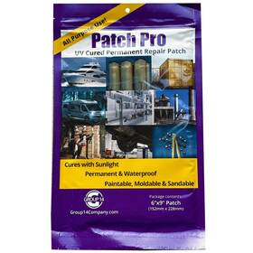 Patch Pro 612415099212 6x9 Inch All-purpose Repair For Wood Metal Plastic Concrete And M