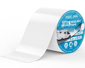 Paulinn 705353147166 Rv Roof Sealant Tape 6 Inch X 50 Foot Natural White Roofing Repair