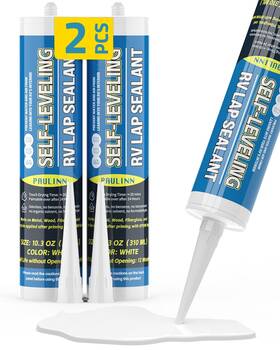 Ap9265 Paulinn Self Leveling Rv Roof Sealant 2 Packs Lap White For Camper R