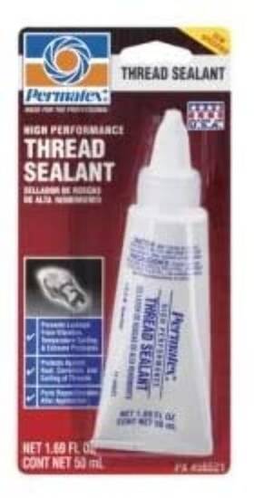 230-56521 Permatex 56521 High Performance Thread Sealant 50 Ml White Pack Of 6