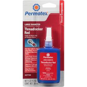 27740 Permatex Large Diameter Threadlocker Red 36 Ml