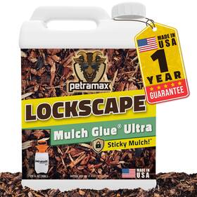 Lmg-1g Petra Lockscape Sticky Mulch Glue For Landscaping 1 Gallon - Lasts Up To 2 Years