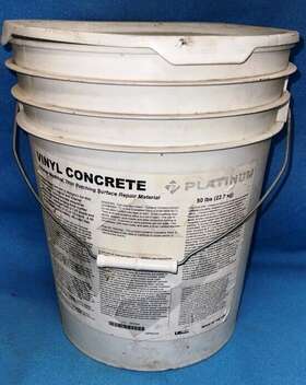 Upvc50 Platinum Products Vinyl Concrete Patch Cured 10-12 Hours Gray