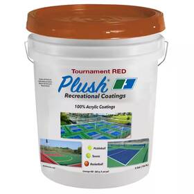 Plush 313101360370 5 Gal. Tournament Red Recreational Surface Coating