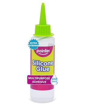 Lg-100ml-en Pointer Silicone Glue Multipurpose Crystal Clear Transparent Waterproof Seal 100ml