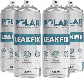 1128-4 Polar Protective Products Clear Leak Fix Spray - 4 X 13.5fl. Oz Waterproof Roof Sealant Instantl