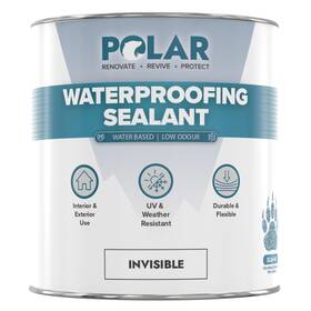 Polar Specialist Coatings 060964843650 Waterproofing Sealant - 17 Fl Oz Clear Invisible Finish Outdoor Wat