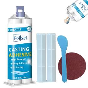 Polixel 977458102478 Super - Fast Casting Adhesive Heavy Duty Weld Waterproof All-purpose Epoxy Re