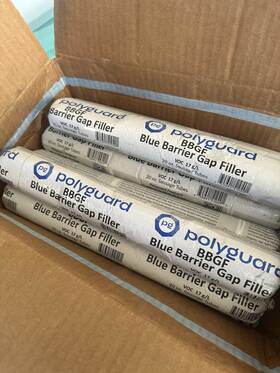 Polyguard 655691510491 Bbgf Blue Barrier Gap Filler 20 Oz Sausage Tubes Pack Of 10