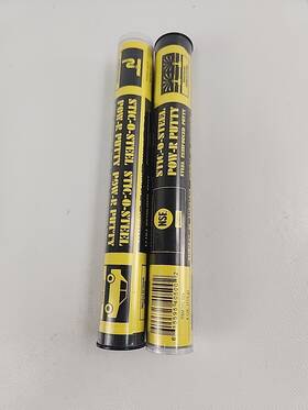 Pow-r Putty/stic-o-steel 615595405002 2 Pack Stic-o-steel Reinforced Epoxy - 4oz. Ss4