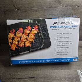 Powerxl 752356839154 Smokeless Grill Elite Indoor Electric With Outdoor Flavor