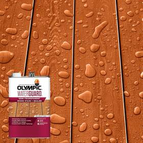 00420552 Ppg Olympic Waterguard 1 Gal. Woodland Cedar Semi-transparent Wood Stain And Sealer