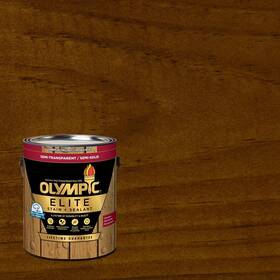 00434223 Ppg Olympic Elite 1 Gal. American Chestnut Semi-transparent Stain And Sealant In One